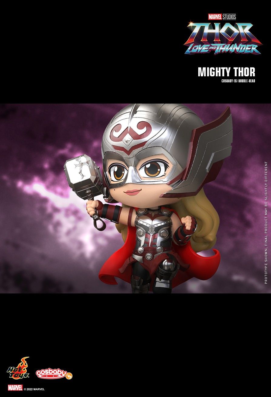 THOR: LOVE AND THUNDER COSBABY (S) BOBBLE-HEAD