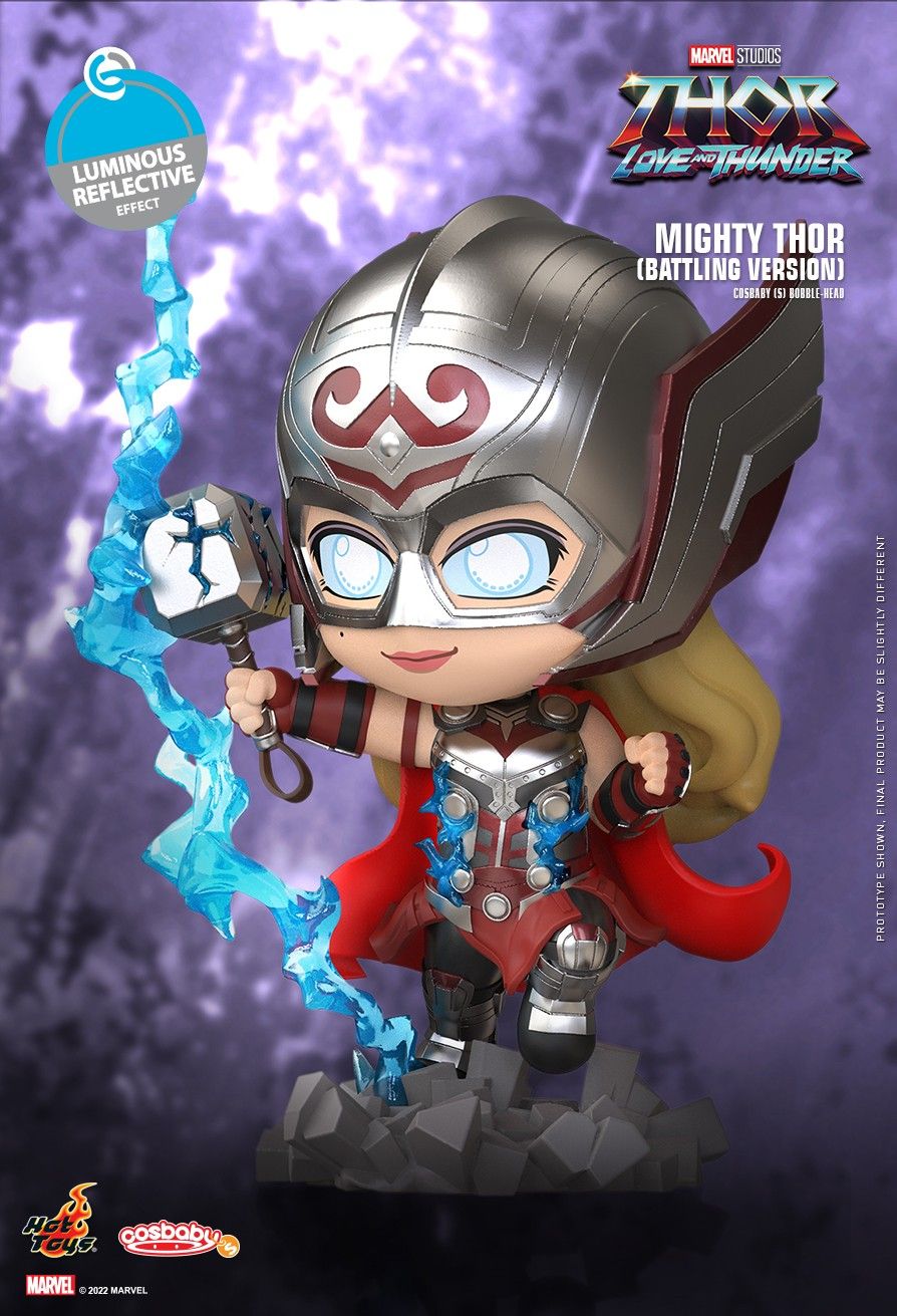THOR: LOVE AND THUNDER COSBABY (S) BOBBLE-HEAD