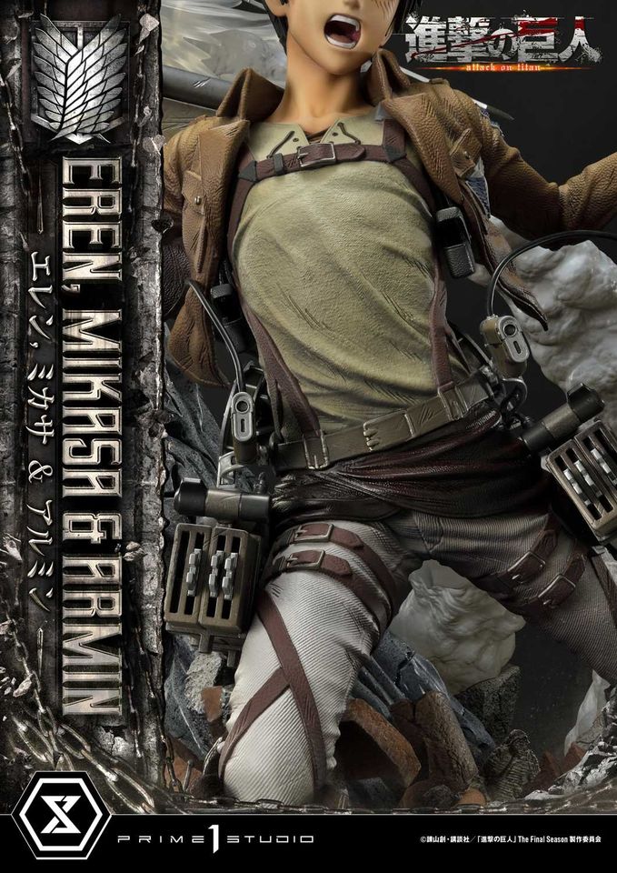 Attack On Titan Eren, Mikasa & Armin