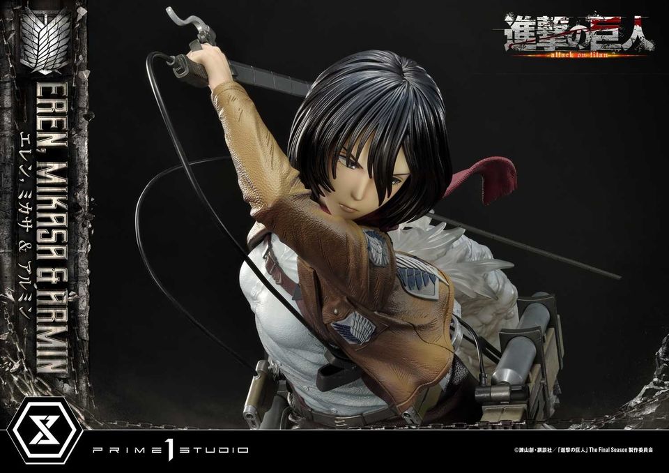 Attack On Titan Eren, Mikasa & Armin