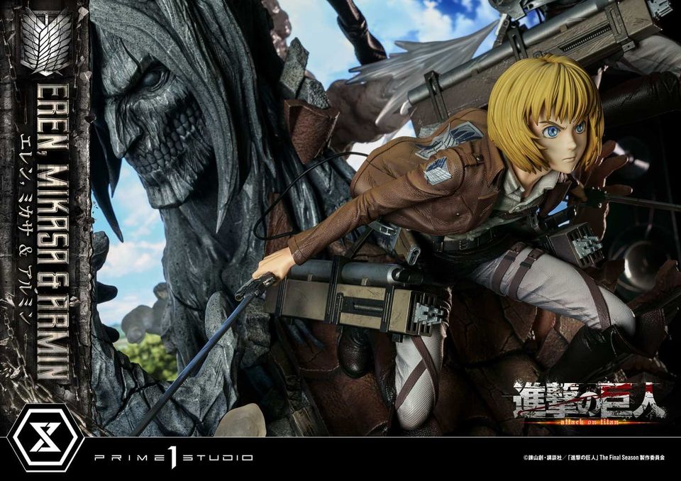 Attack On Titan Eren, Mikasa & Armin
