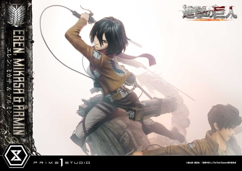Attack On Titan Eren, Mikasa & Armin