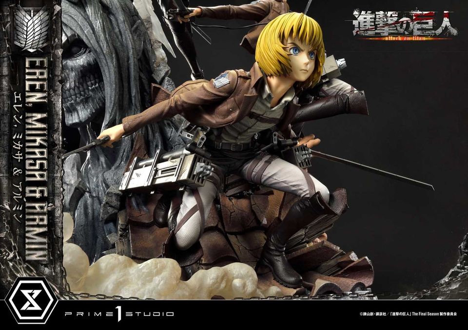 Attack On Titan Eren, Mikasa & Armin