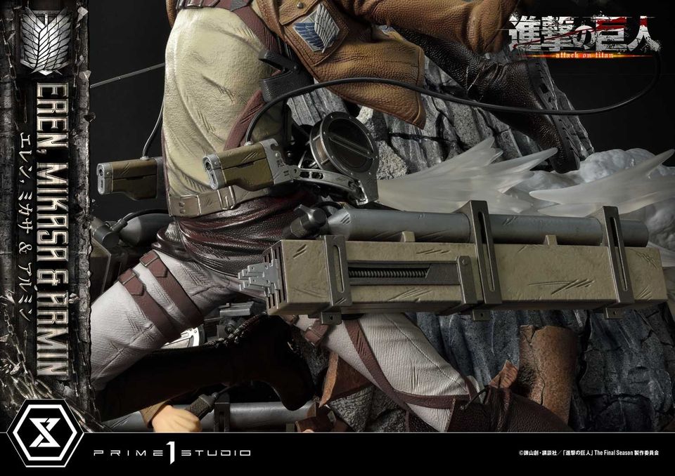 Attack On Titan Eren, Mikasa & Armin