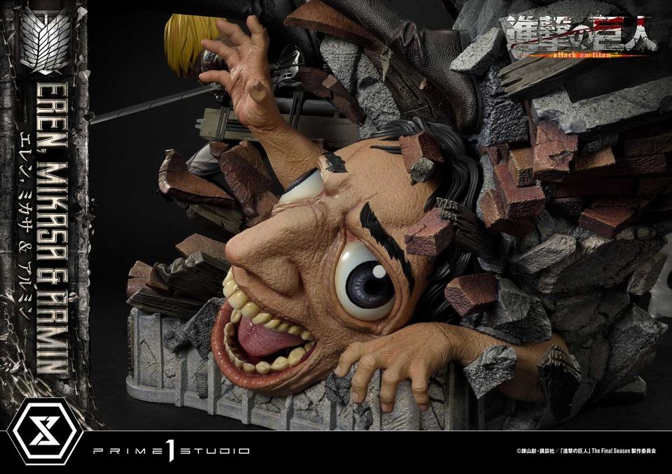 Attack On Titan Eren, Mikasa & Armin