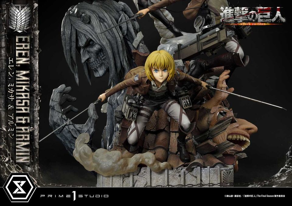 Attack On Titan Eren, Mikasa & Armin