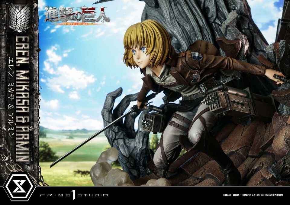 Attack On Titan Eren, Mikasa & Armin