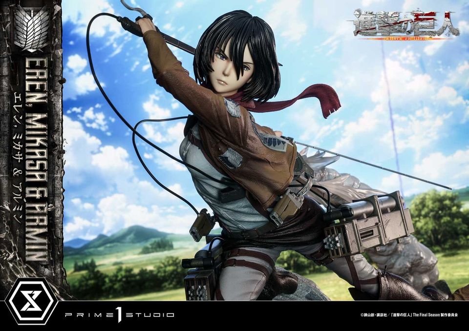 Attack On Titan Eren, Mikasa & Armin