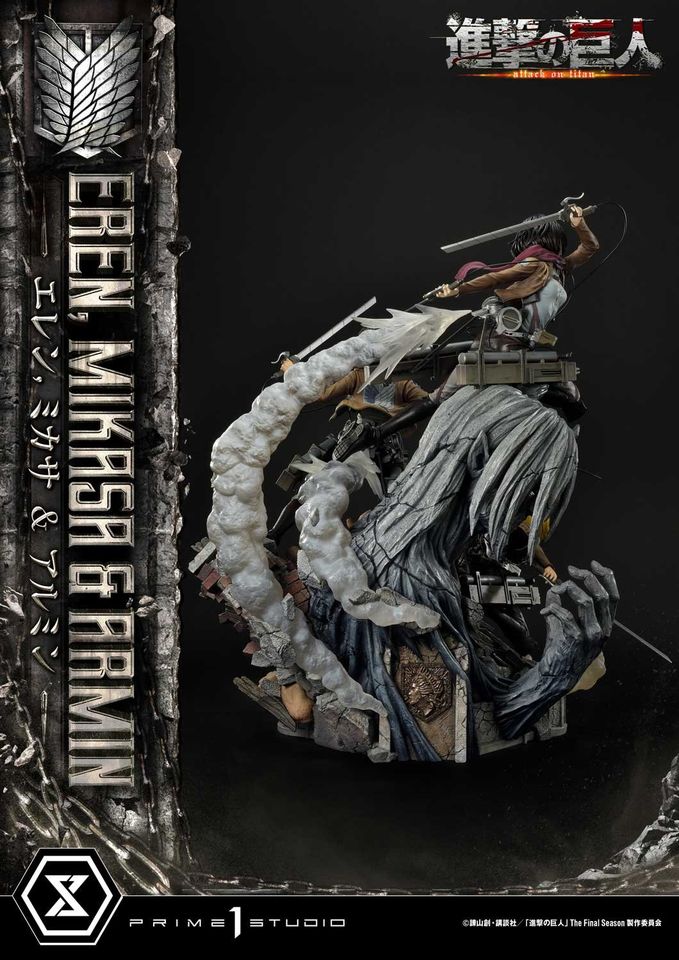 Attack On Titan Eren, Mikasa & Armin