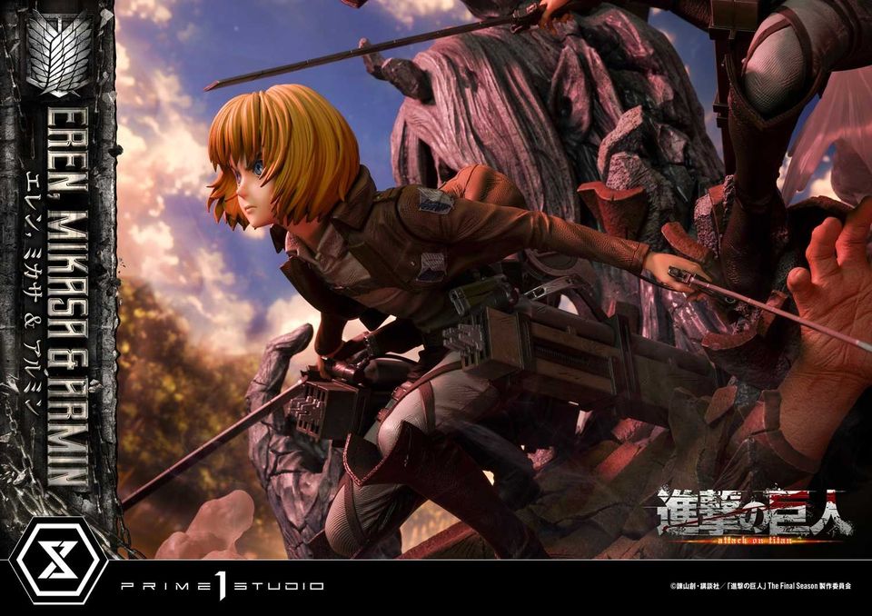 Attack On Titan Eren, Mikasa & Armin
