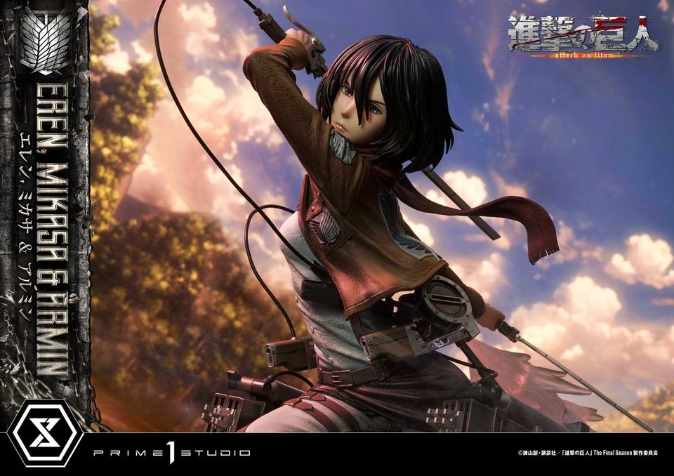 Attack On Titan Eren, Mikasa & Armin