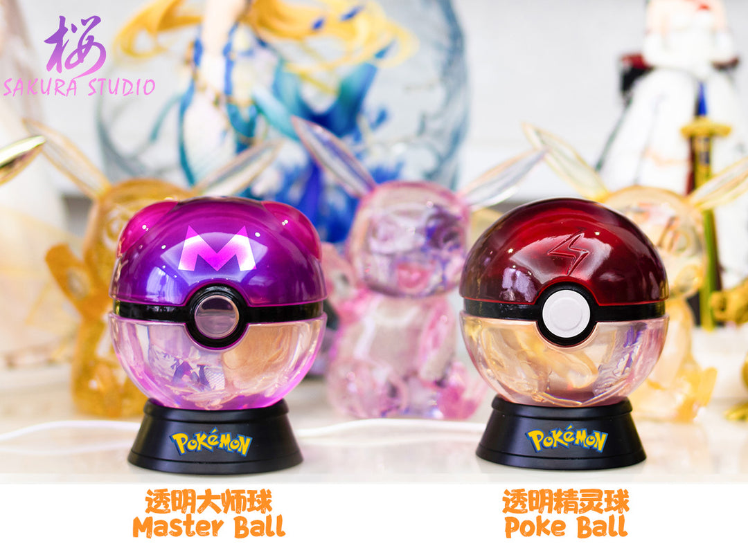 Transparent Master Ball with LED - Pokemon