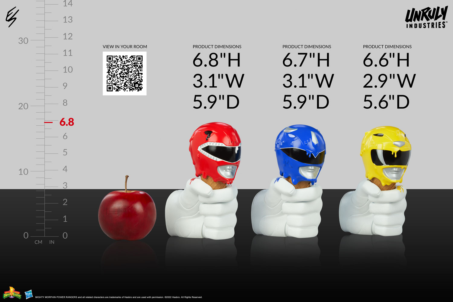 Power Rangers Scoops Set