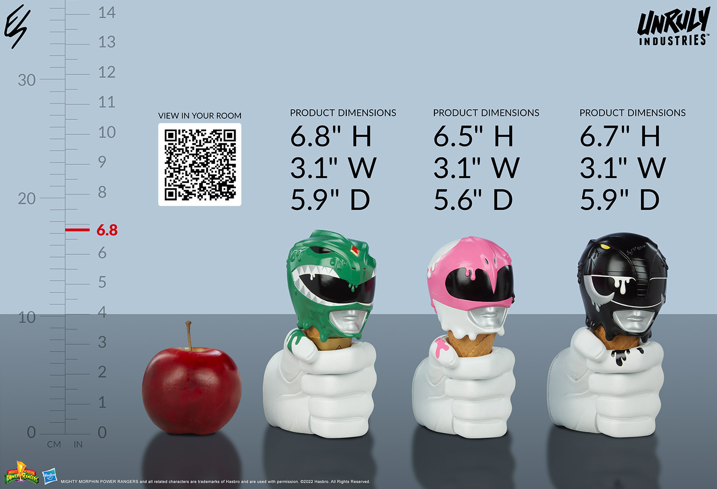Power Rangers Scoops Set