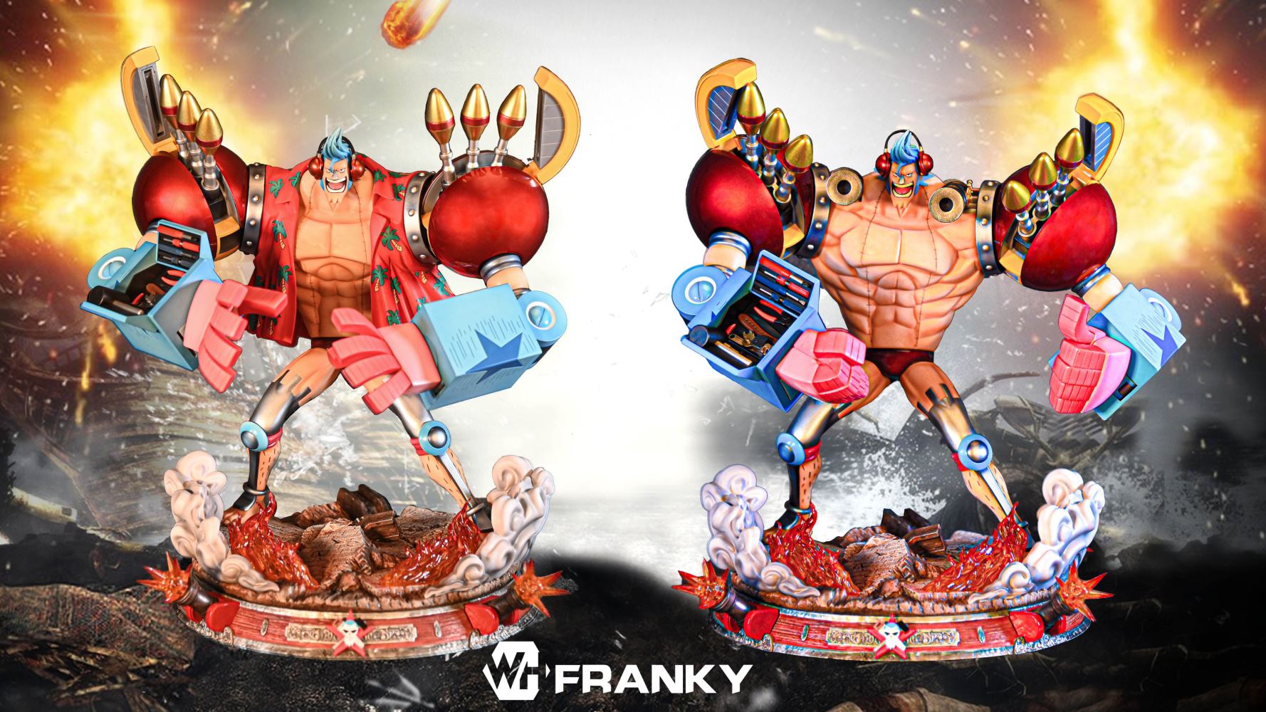 POP Scale Two Years Later Franky - ONE PIECE