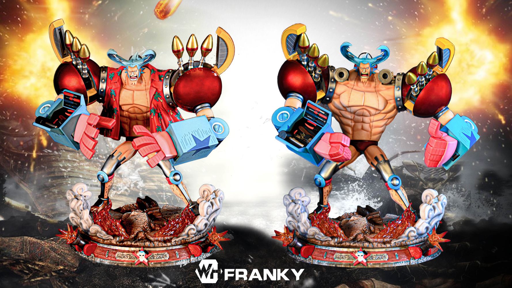 POP Scale Two Years Later Franky - ONE PIECE