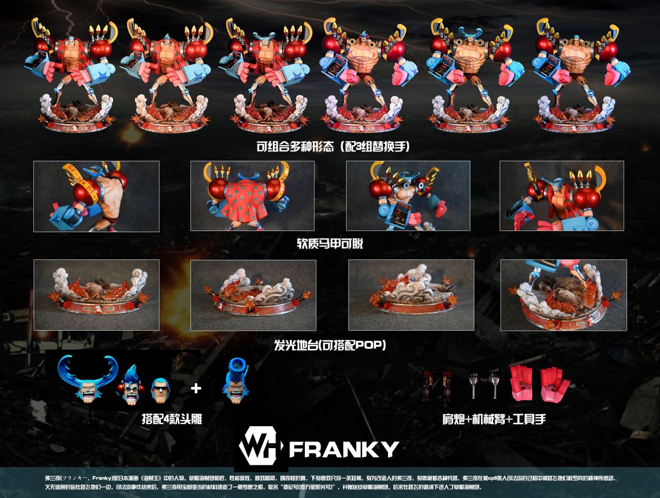 POP Scale Two Years Later Franky - ONE PIECE