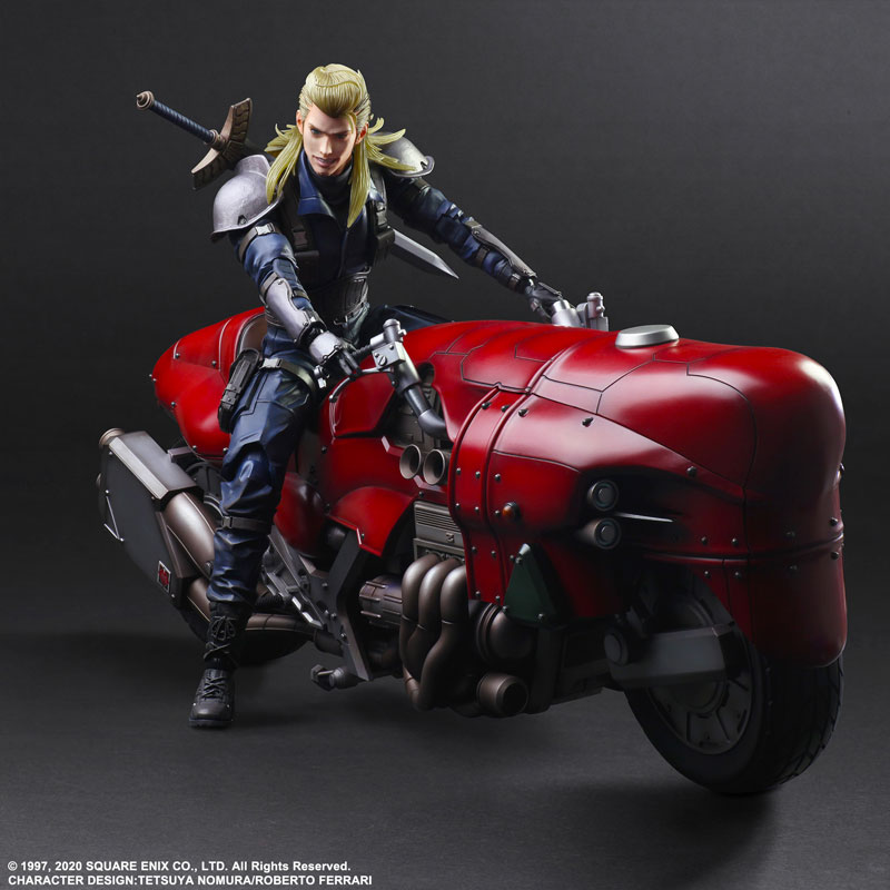 Final Fantasy VII REMAKE PLAY ARTS KAI Roche & Motorcycle SET