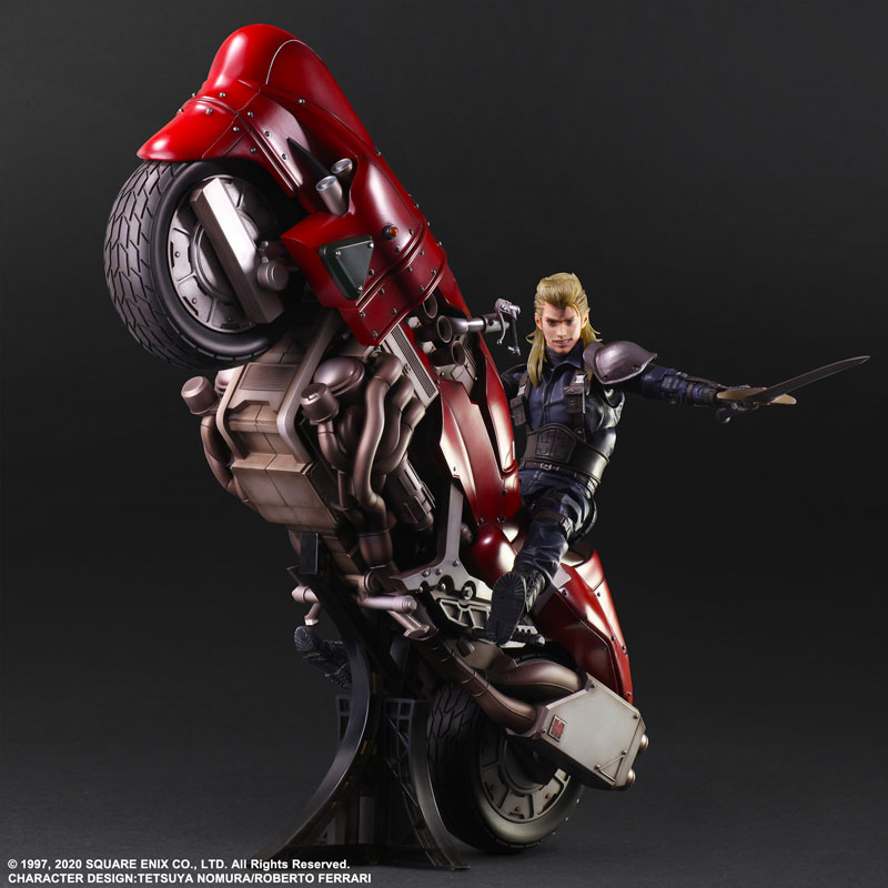 Final Fantasy VII REMAKE PLAY ARTS KAI Roche & Motorcycle SET