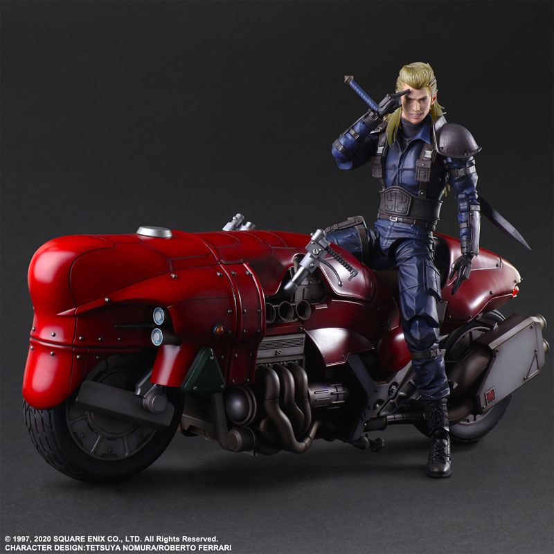 Final Fantasy VII REMAKE PLAY ARTS KAI Roche & Motorcycle SET
