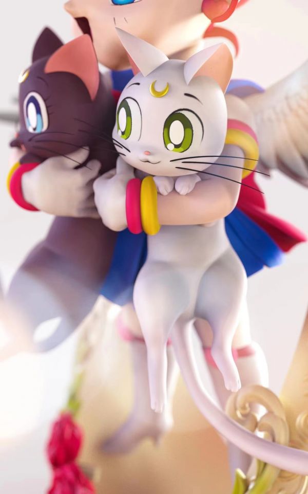 Sailor Mini Moon and the cat