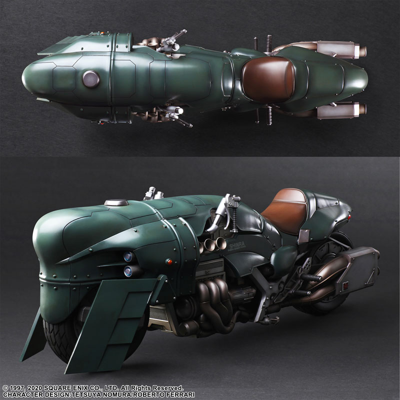 Final Fantasy VII REMAKE PLAY ARTS KAI Elite Motorcycle Security Officer & Motorcycle Set