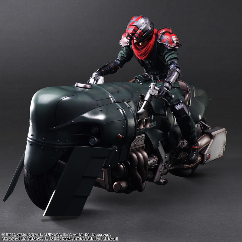 Final Fantasy VII REMAKE PLAY ARTS KAI Elite Motorcycle Security Officer & Motorcycle Set