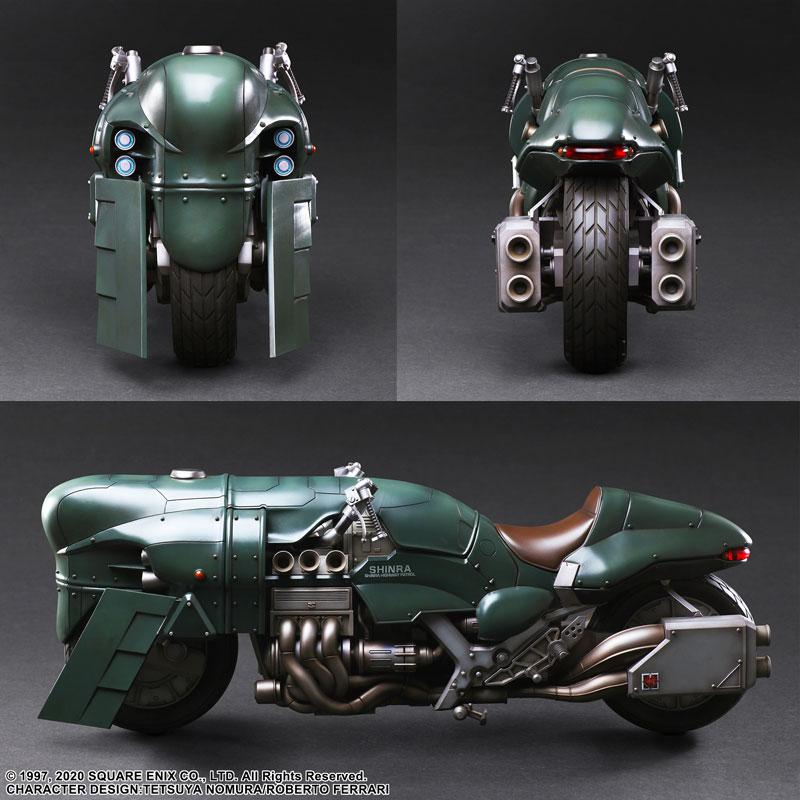 Final Fantasy VII REMAKE PLAY ARTS KAI Elite Motorcycle Security Officer & Motorcycle Set
