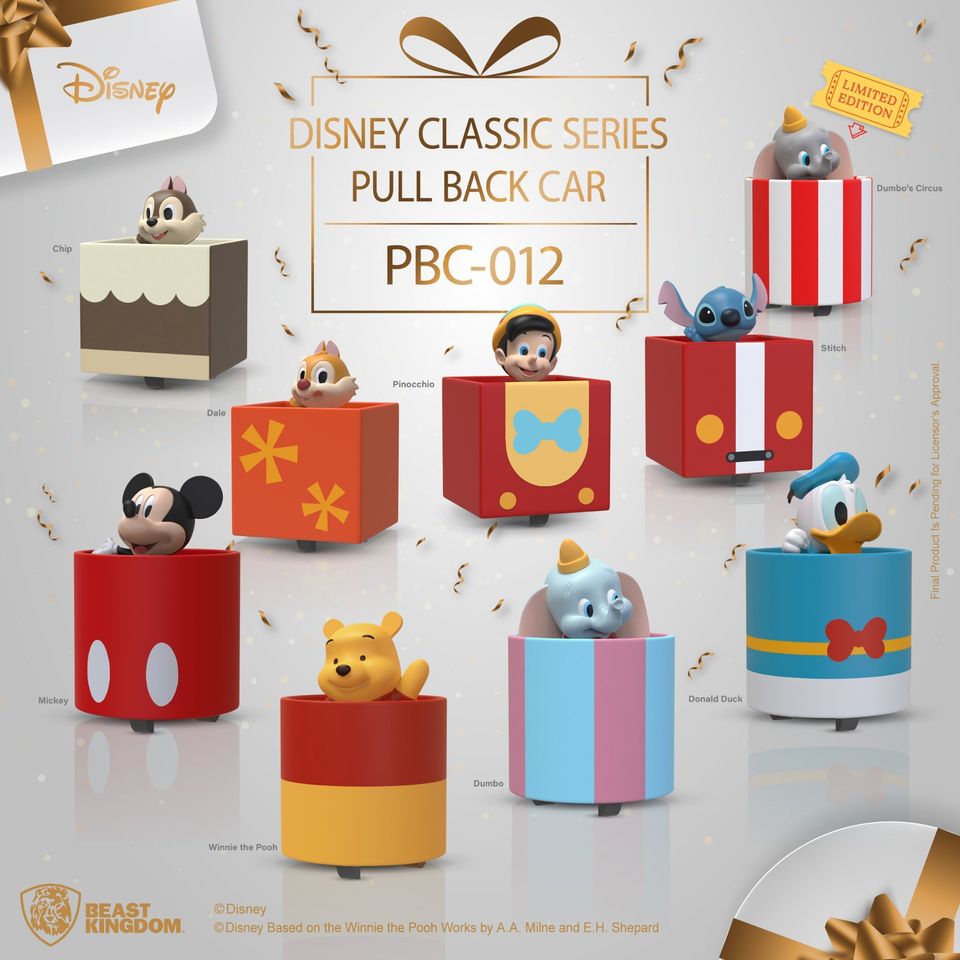 Disney Classic Series Pull Back Car Blind Box