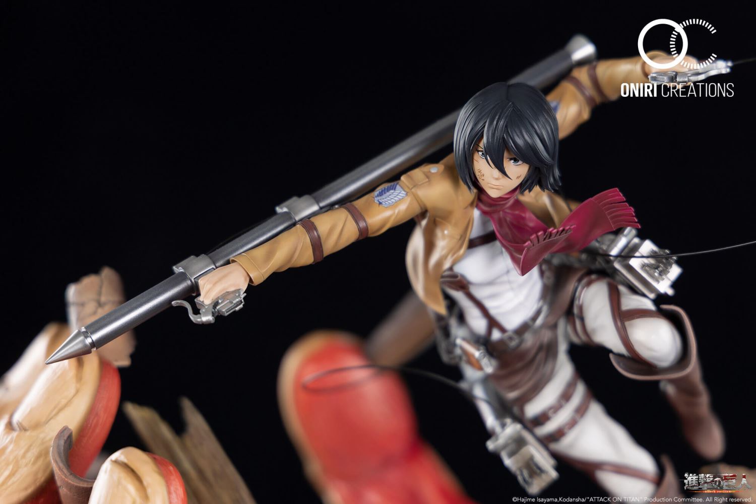 Shingeki no Kyojin - Mikasa vs Armored Titan 1/6 Diorama