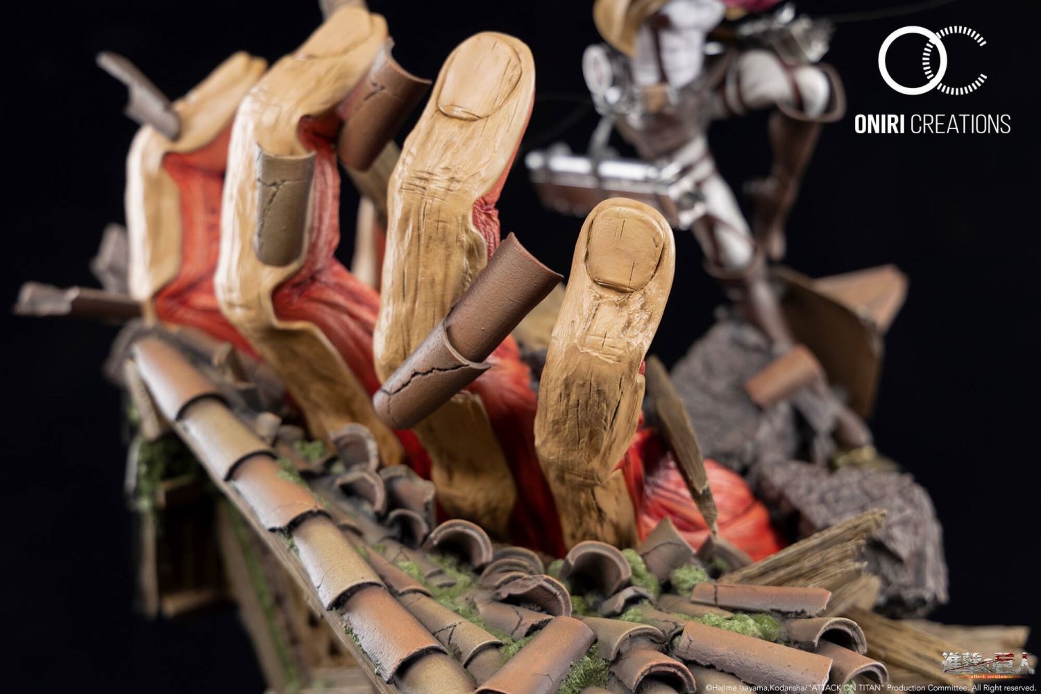Shingeki no Kyojin - Mikasa vs Armored Titan 1/6 Diorama