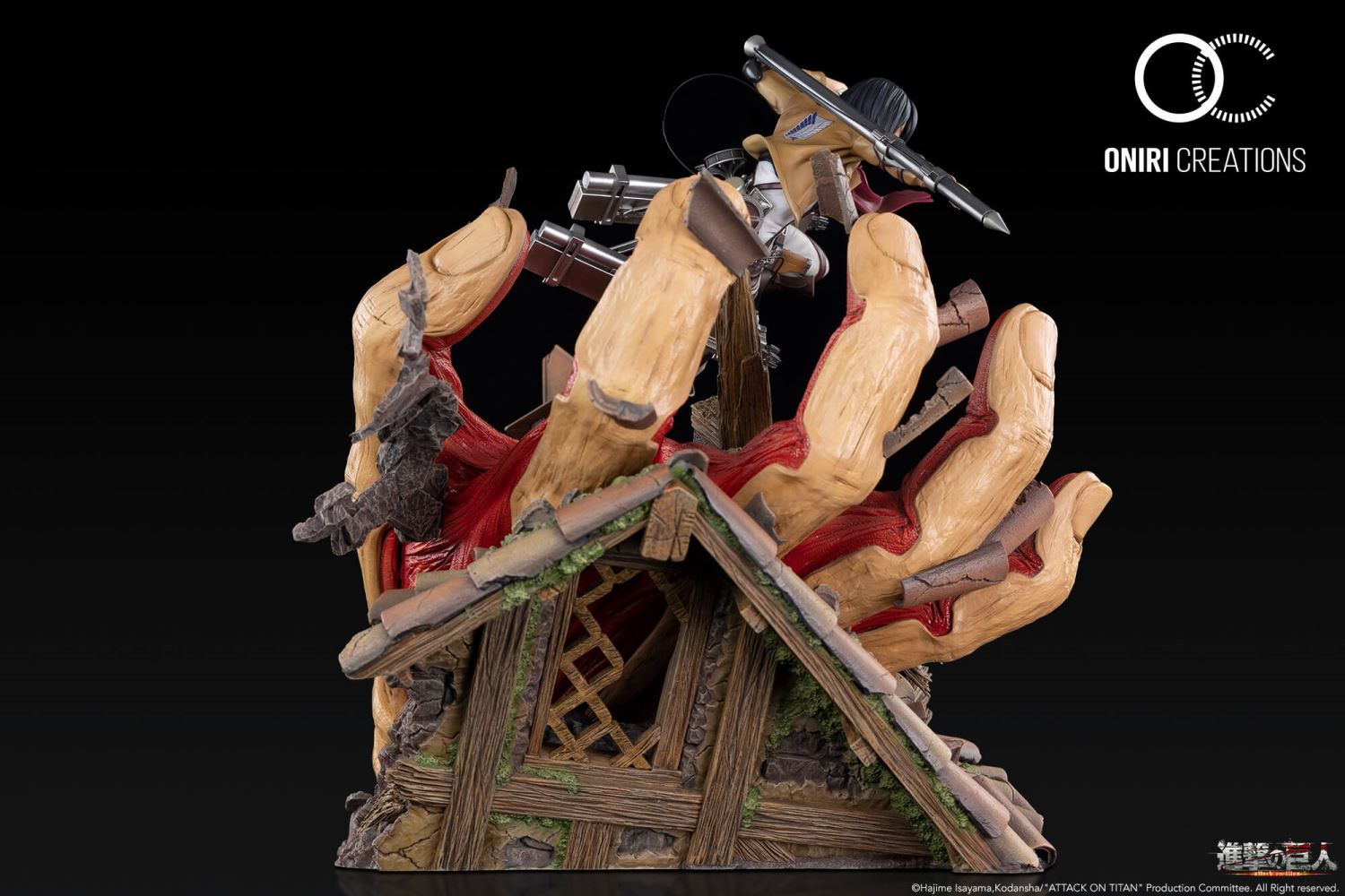 Shingeki no Kyojin - Mikasa vs Armored Titan 1/6 Diorama