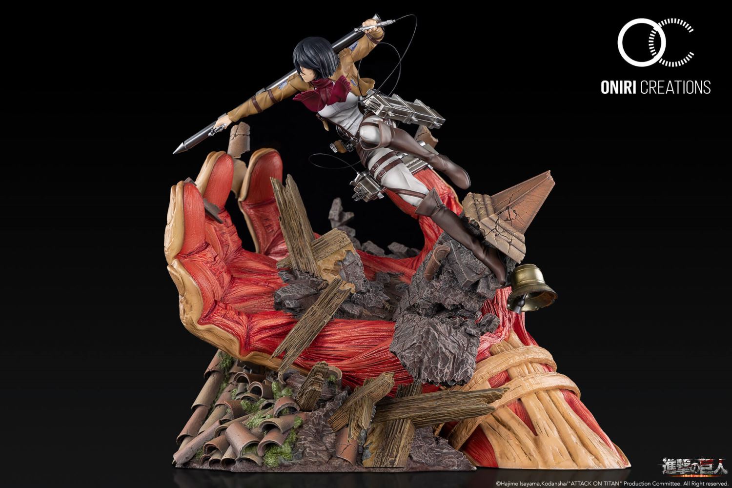 Shingeki no Kyojin - Mikasa vs Armored Titan 1/6 Diorama