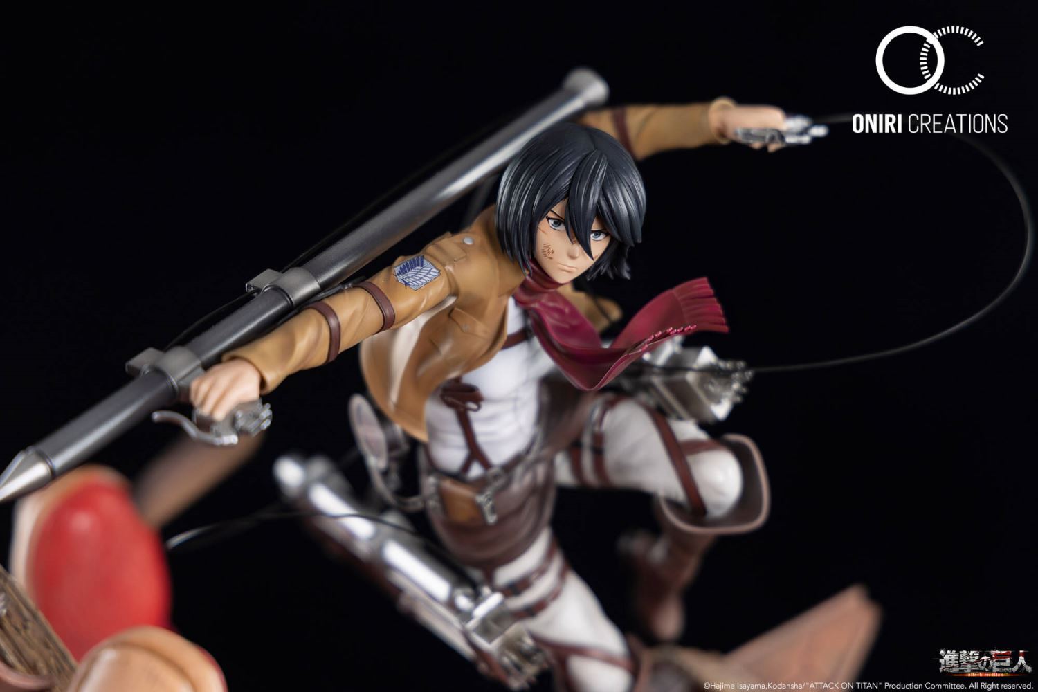 Shingeki no Kyojin - Mikasa vs Armored Titan 1/6 Diorama