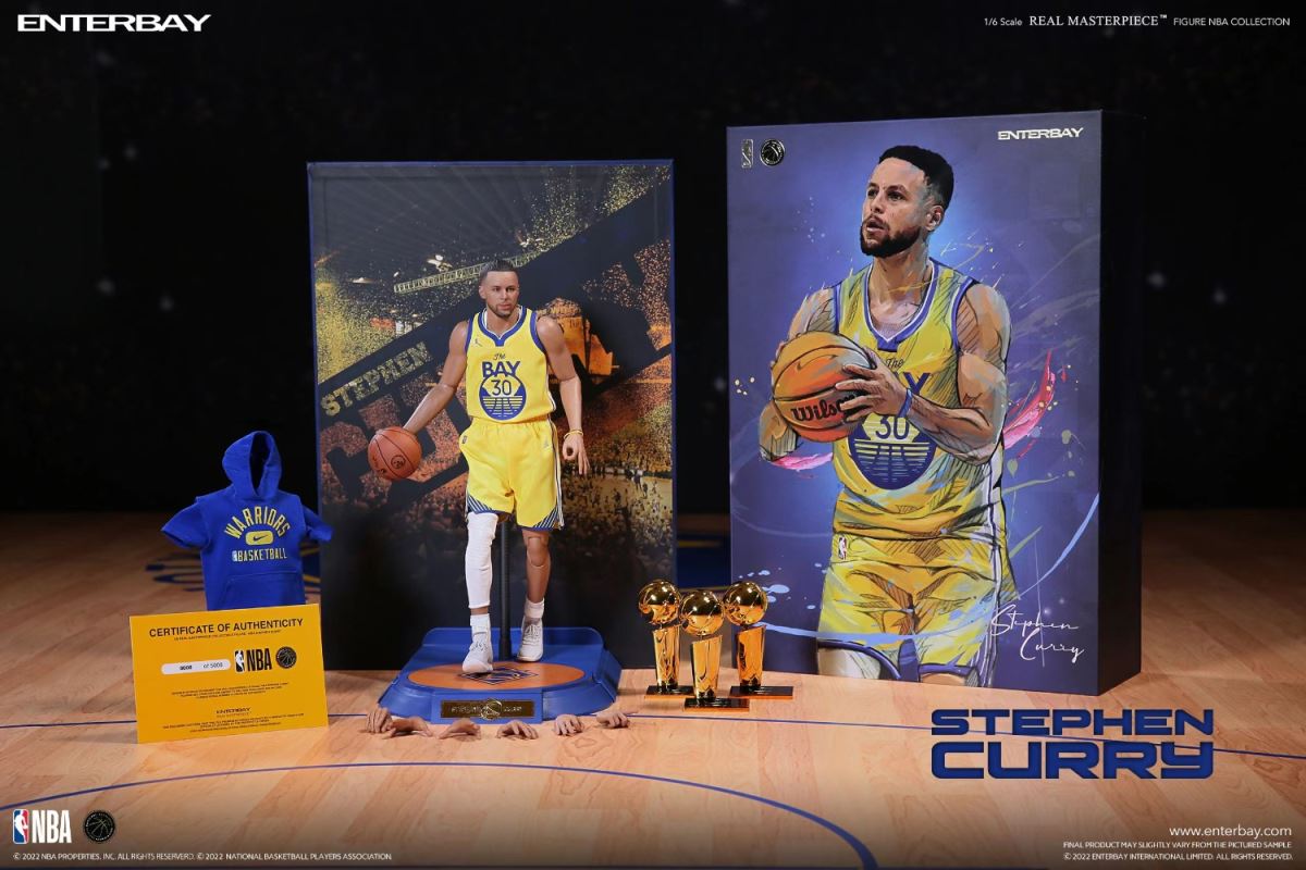 Real Masterpiece NBA Series – Stephen Curry Wax 1/6