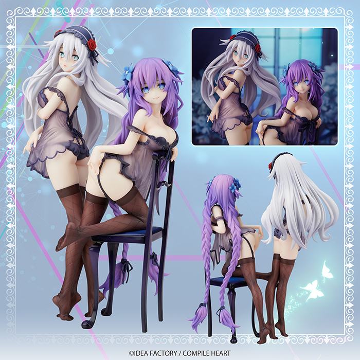 Neptunia Series - Purple Heart & Black Heart -Babydoll ver.-