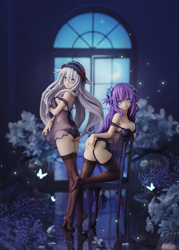 Neptunia Series - Purple Heart & Black Heart -Babydoll ver.-