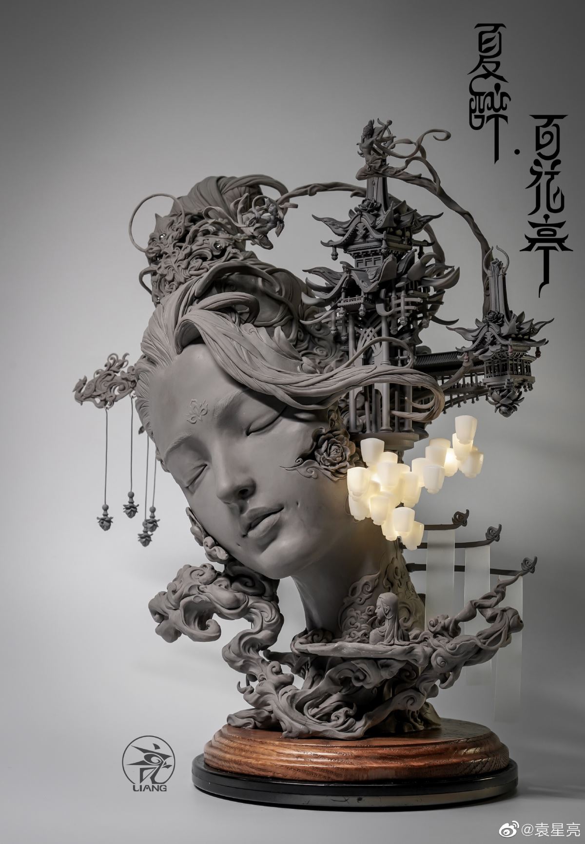 Summer Drunk Hundred Flowers Pavilion