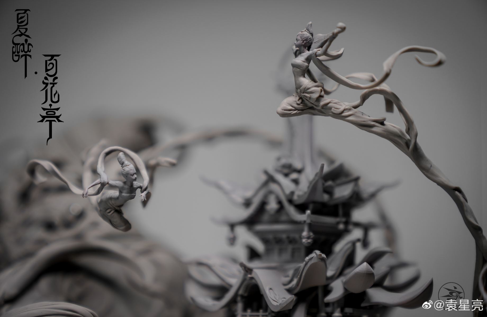 Summer Drunk Hundred Flowers Pavilion