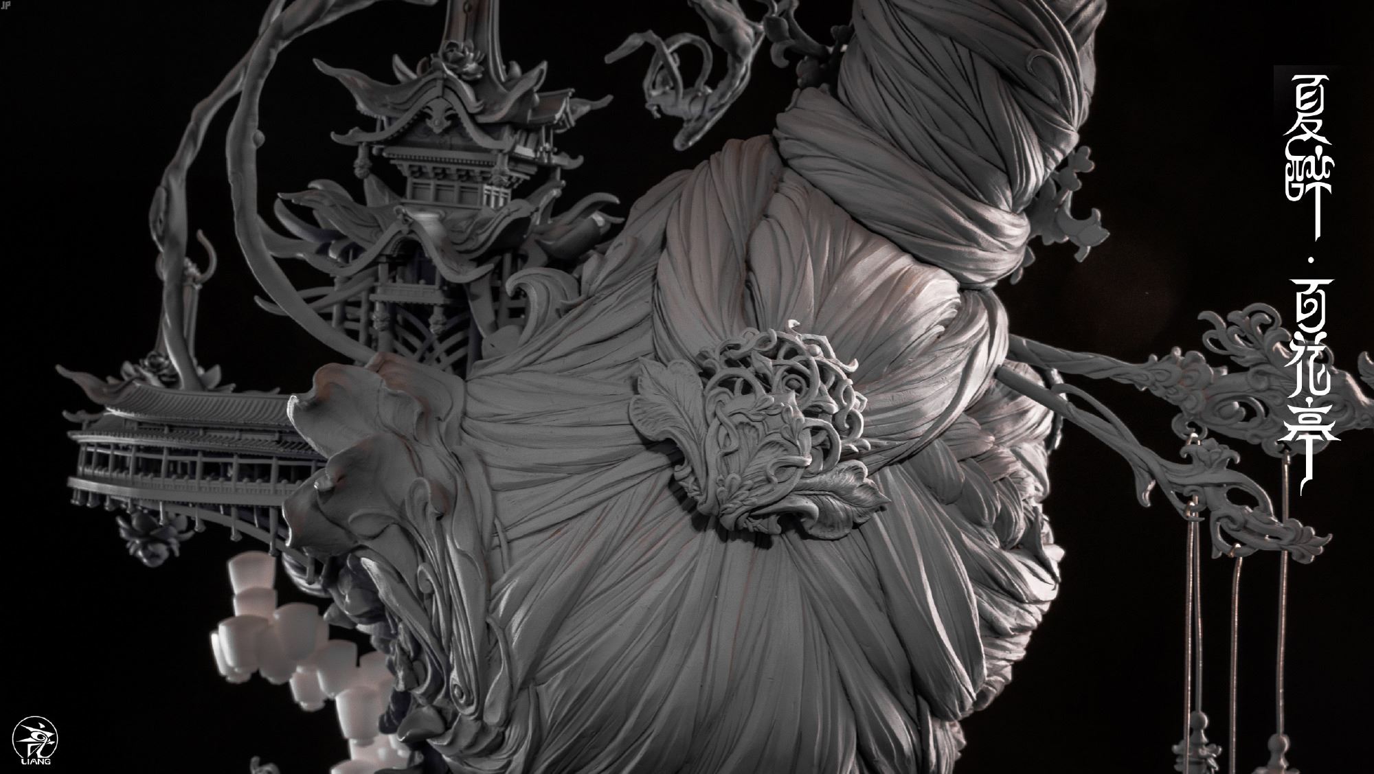 Summer Drunk Hundred Flowers Pavilion