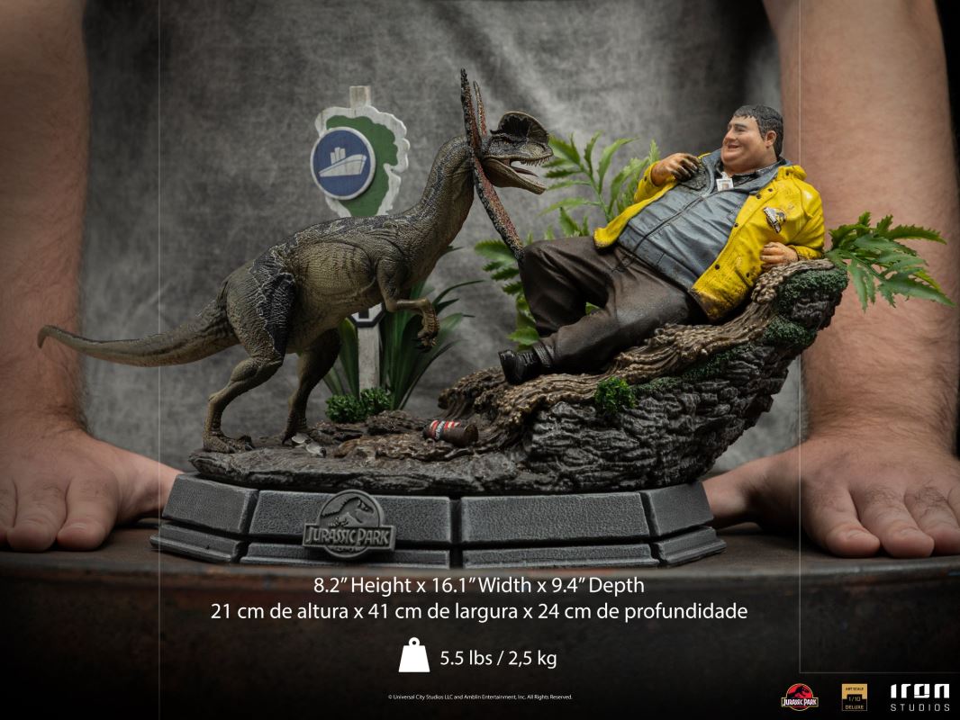 Dennis Nedry Deluxe Art Scale 1/10 – Jurassic Park