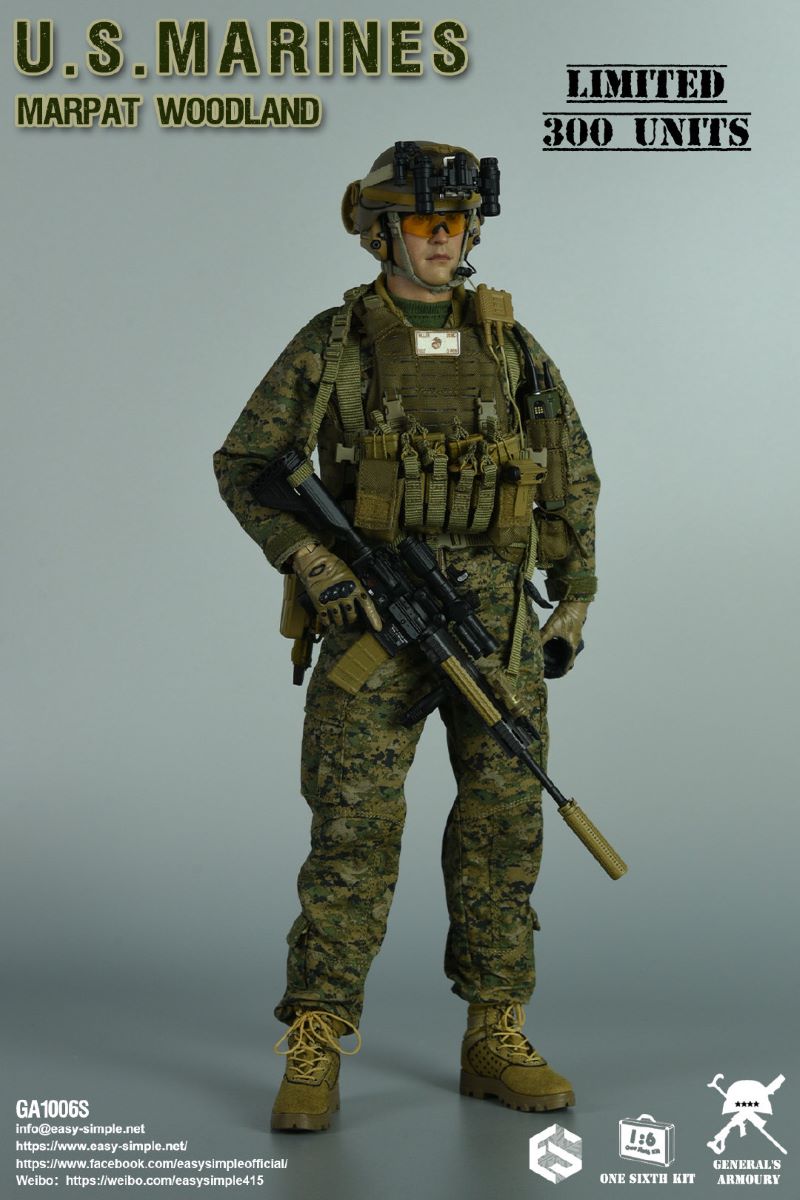 US Marine Corps Jungle Camouflage 1/6