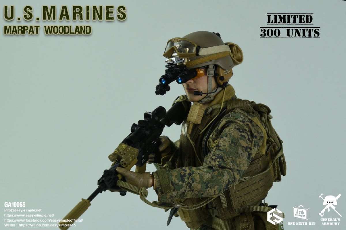 US Marine Corps Jungle Camouflage 1/6