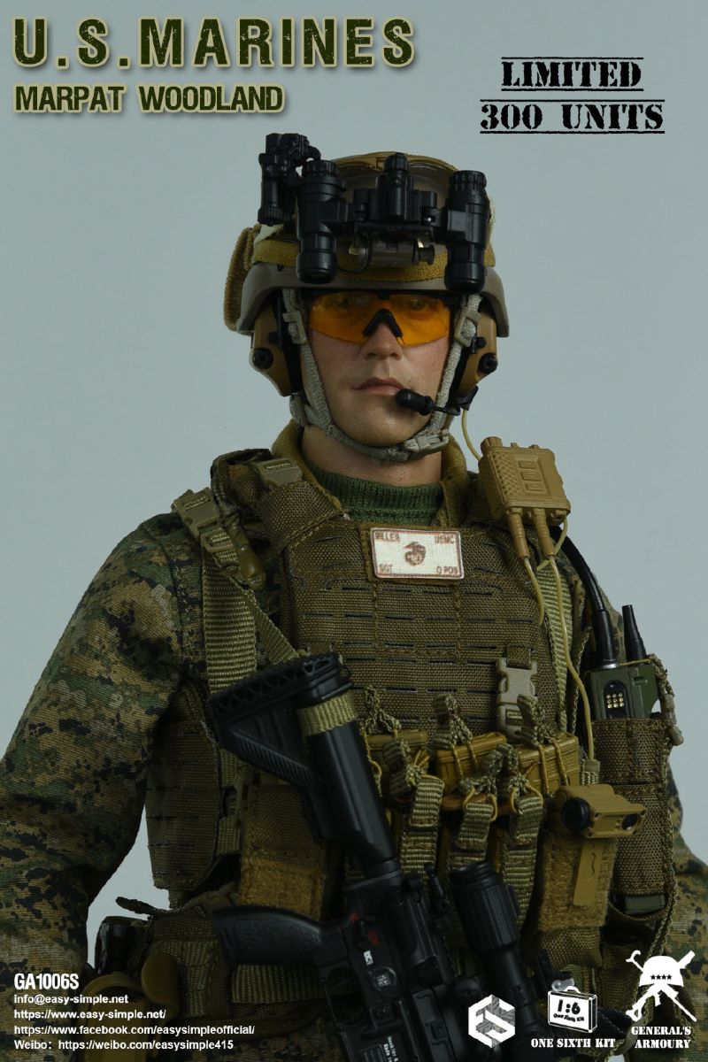 US Marine Corps Jungle Camouflage 1/6