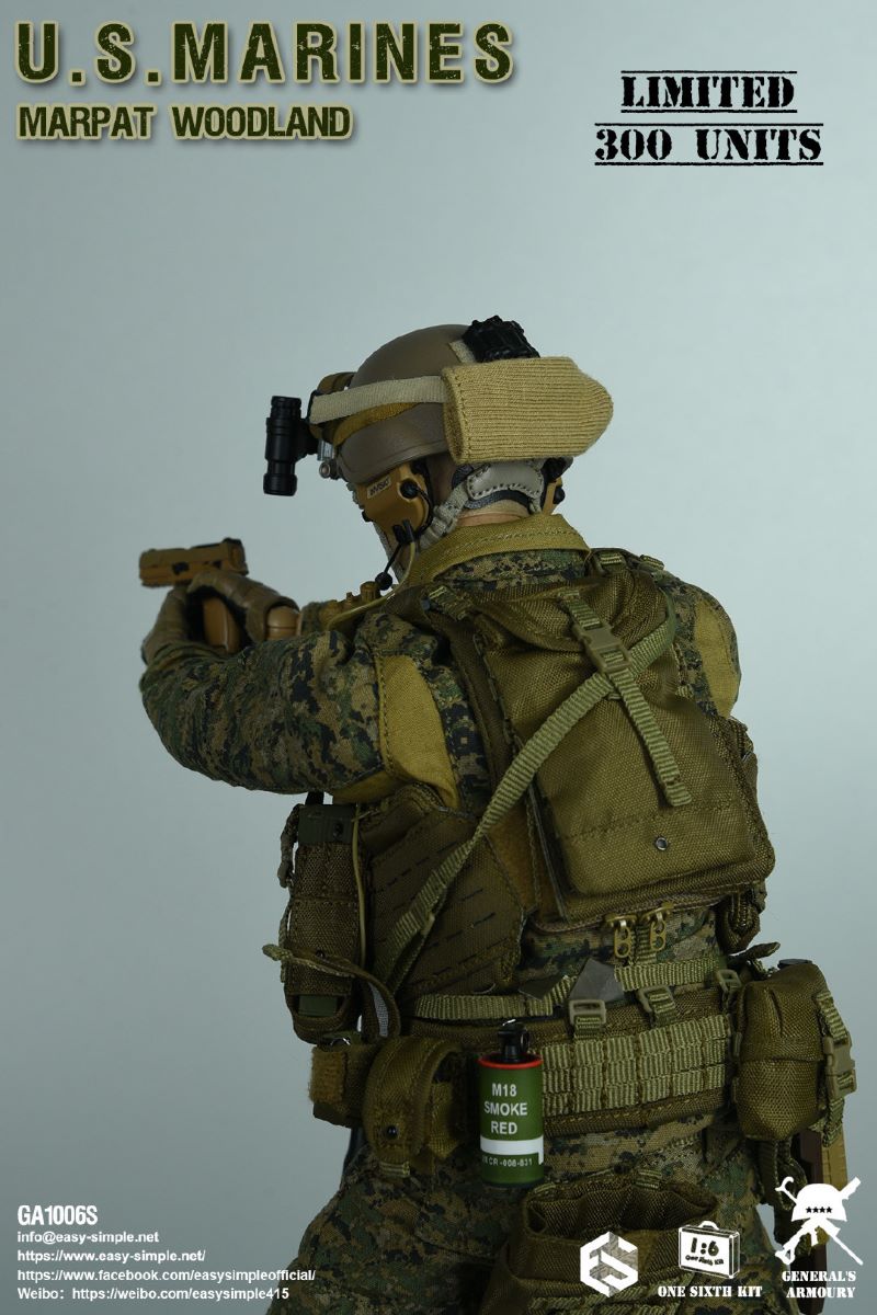 US Marine Corps Jungle Camouflage 1/6
