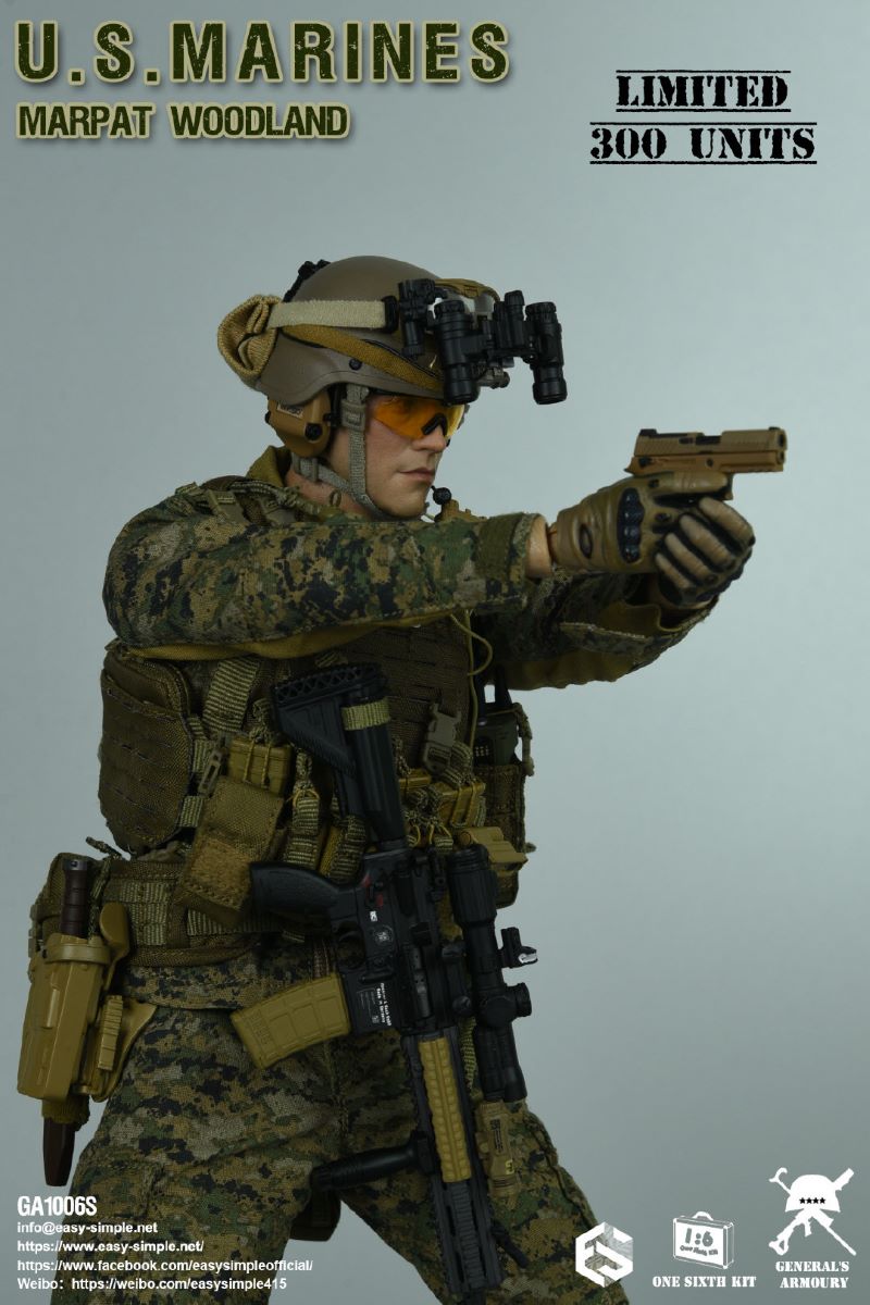 US Marine Corps Jungle Camouflage 1/6