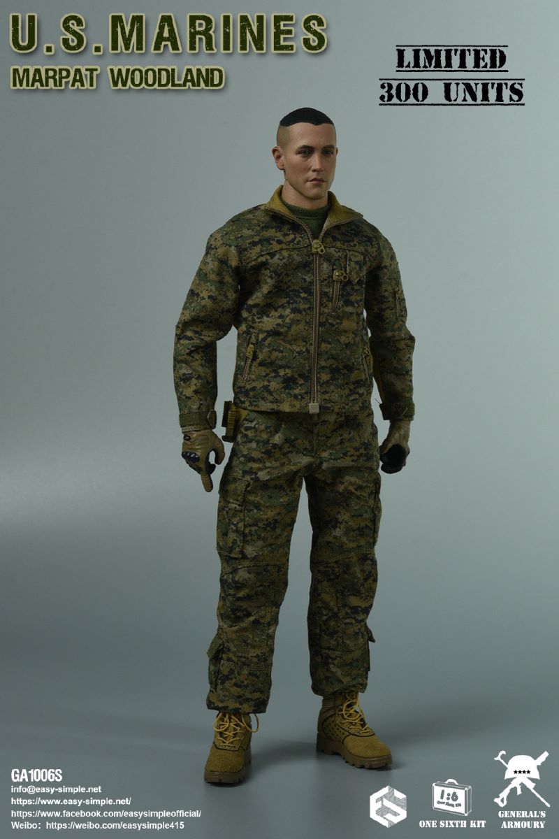 US Marine Corps Jungle Camouflage 1/6