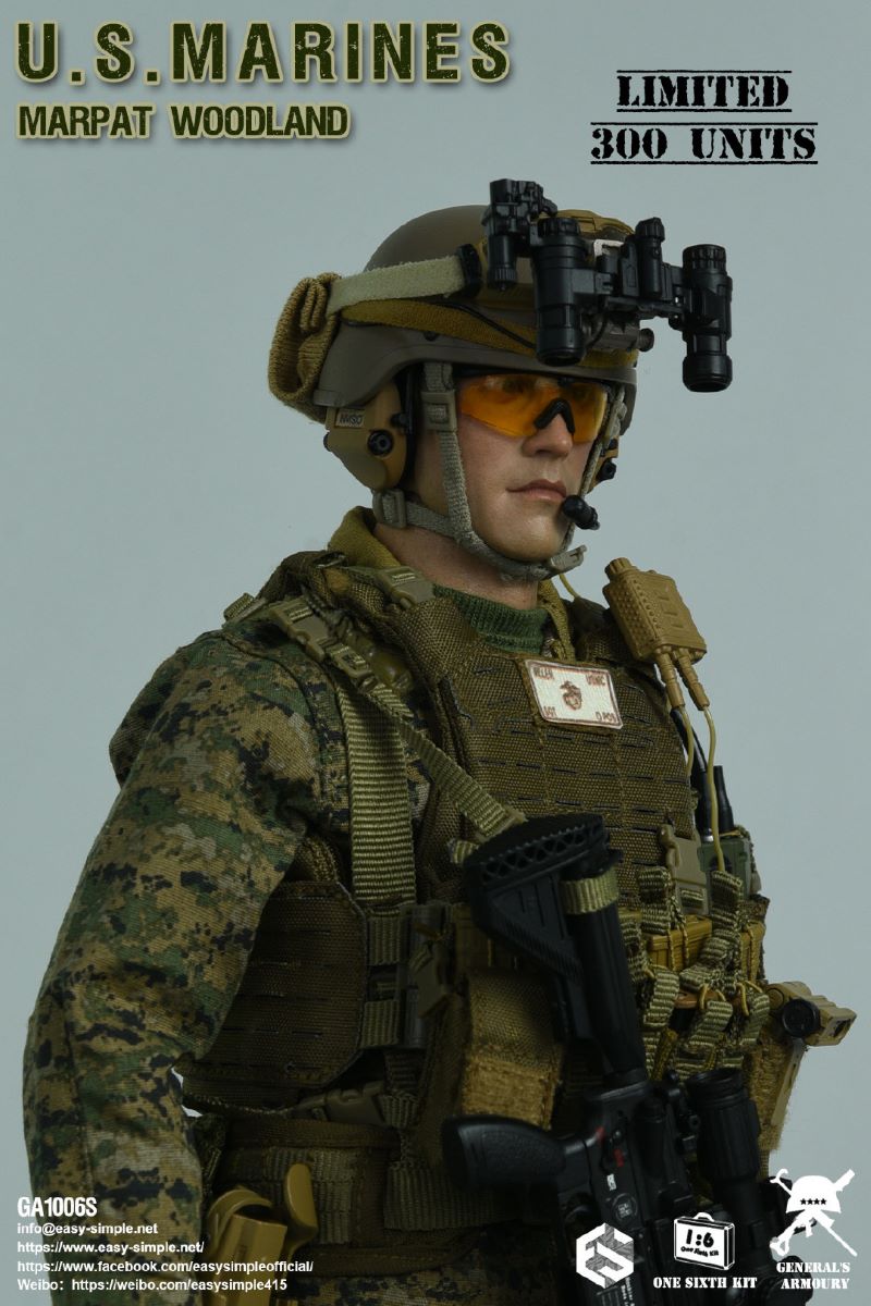 US Marine Corps Jungle Camouflage 1/6