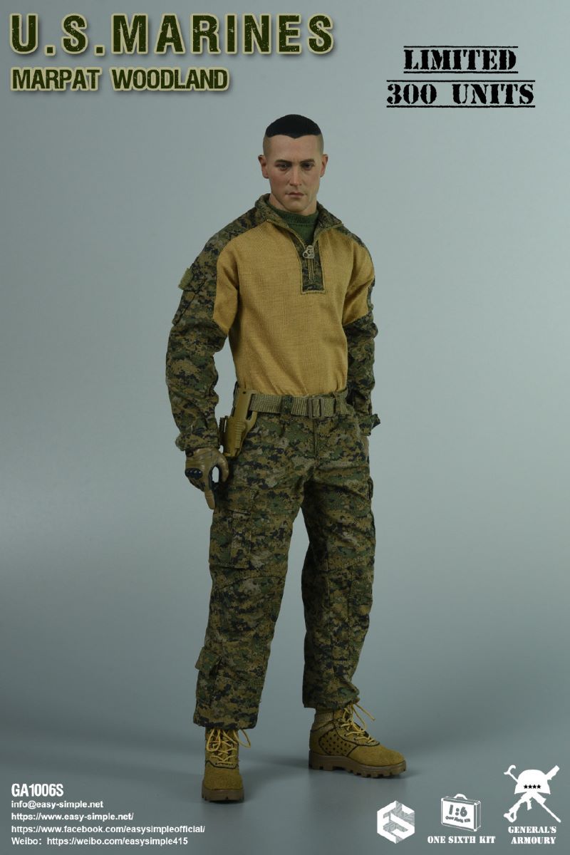 US Marine Corps Jungle Camouflage 1/6