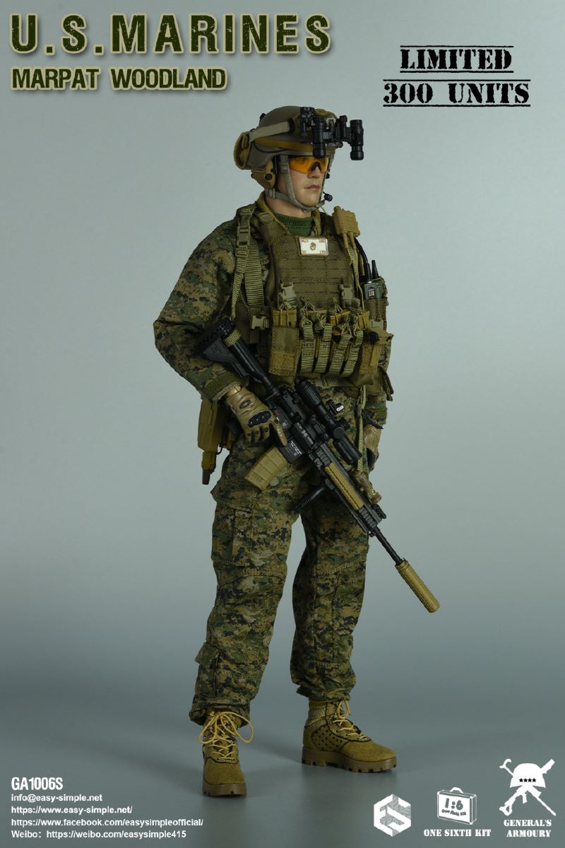 US Marine Corps Jungle Camouflage 1/6